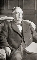 Sir William Harcourt, från "Gladstone: The Man and the Statesman", av David Williamson, publicerad 1898