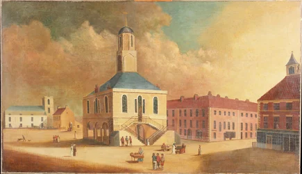 South Shields Market Place, ca 1800
