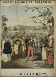Unionspolkan från 1851. Vördnadsfullt tillägnad alla nationers mekaniska snille av J. G. Jones, musikkårchef för 16th Queen