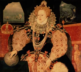 Armada-porträttet av drottning Elizabeth I, c.1590
