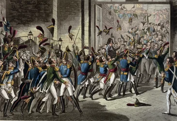 Napoleons ankomst (1769-1821) till Tuilerierna den 20 mars 1815