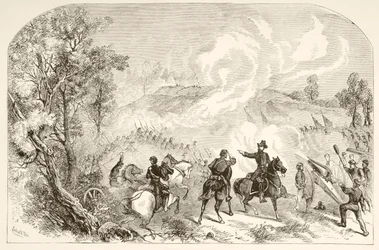 Slaget vid Gettysburg (litho)