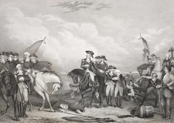 Slaget vid Trenton, 26 december 1776, från 
