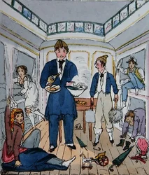 "Stugan", ur "De Paris a Douvres" av Roger Bookem