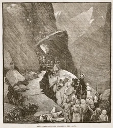 Karthagerna korsar Alperna