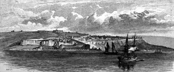 The Castle of Europe, Dardanellerna, Turkiet, från "The Picturesque Mediterranean", volym 3, utgiven av Cassell and Co. Ltd.