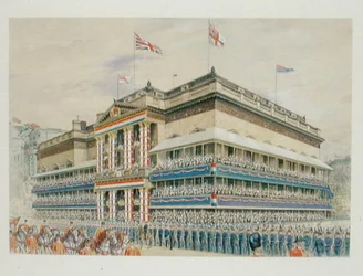Kung Georg V:s (1856-1936) kröningsprocession, 1910