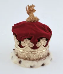 Hertiginnan av Norfolks Coronet (förgylld silver, sammet och hermelin)