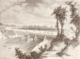 Girard Point Bridge (litho)