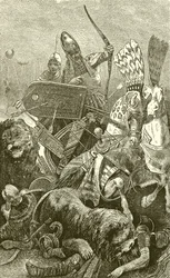 Den store Sesostris (Rameses II) i slaget vid Kadesch