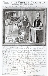 The High Church Champion, Pläding his own Cause, 1709