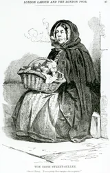 The Irish Street Seller, ca 1840