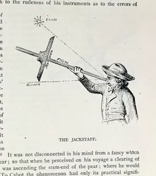 The Jackstaff, från The Narrative and Critical History of America, redigerad av Justin Winsor, London, 1886