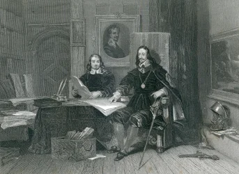 The King and Hyde at Oxford, av J.T. Willmore, 1844