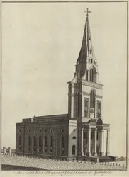 The North West Prospect of Christ Church i Spitalfields, London