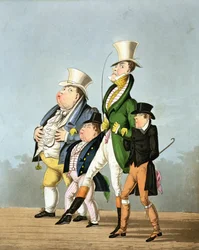 Priserna - fullt pris, halva priset, högt pris och lågt pris, graverad av George Hunt, publicerad av Thomas McLean, 1827