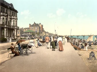 The Promenade, Deal (handfärgat foto)