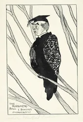 The Rasher-Bill (Divers Oxoniensis): Hastings Rashdall (1858-1924) (penna & bläck och penna på papper)