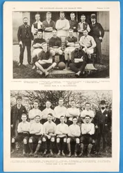 The Ravensbourne och The Connaught, fotbollslag med i The Illustrated Sporting and Dramatic News, 13 februari 1892