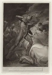 Earlen av Warwicks beslutsamma uppförande före slaget vid Touton