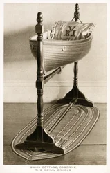 The Royal Cradle, Swiss Cottage, Osborne House, Isle of Wight, ca 1893 (trä)