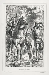 The Scouts at Patay, från The History of France, av Emile de Bonnechose, utgiven av Ward, Lock and Co, London
