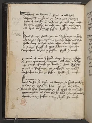 Sheltun-akrosticket, från "The Devonshire Manuscript", Add MS 17492, f.6v (penna och bläck på papper)