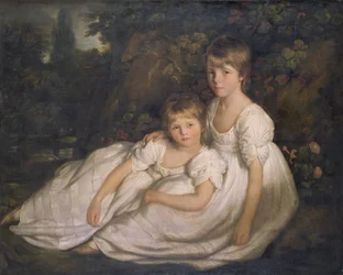 Systrarna, ca 1800 (olja på duk)