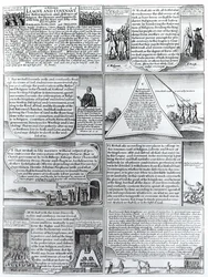 The Solemn League and Covenant 1643, graverad av W. Hollar (1607-77)