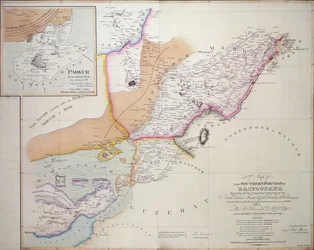 Den södra delen av Rajpootana, 1820 (färggravyr)