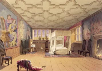 The White Room, Cotehele house, ca 1830-40