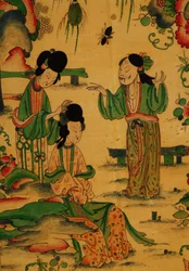 The Witcombe Cabinet, c.1697 (japanned och försilvrat trä)