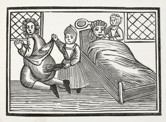 The World Turned Upside Down, illustration från Chap-books of the Eighteenth Century av John Ashton, pub. 1882
