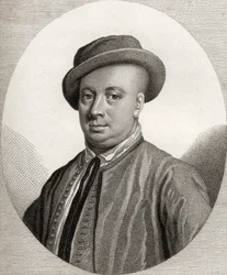 Thomas Hamilton, illustration från "A catalogue of Royal and Noble Authors, Volume V", publicerad 1806