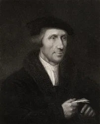 Thomas Linacre, eller Lynaker, graverad av H. Cook från 