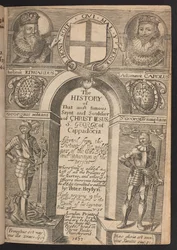 Titelsidan för "The History of St George", av Peter Heylyn