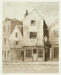Union Street, Newcastle upon Tyne (bläcktvätt och penna på papper)