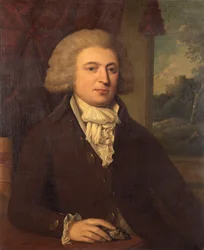 Okänd gentleman med ett mineralexemplar, c.1790