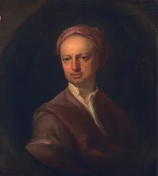 Okänd man, kallad Oliver Goldsmith, ca 1730
