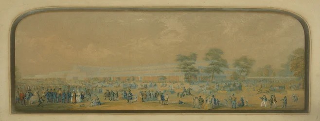 Utsikt över Crystal Palace, 1851