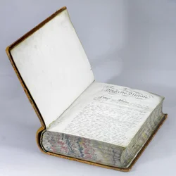 Waterloo Medal Roll, c.1815 (penna och bläck på papper i läderbunden volym)