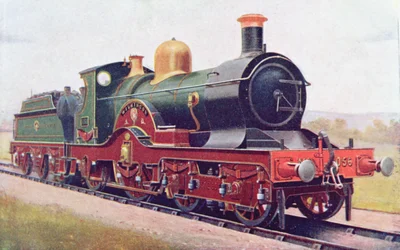 Wilkinson från Great Western Railway, illustration från The Book of the Locomotive av G. Gibbard Jackson, publicerad 1924