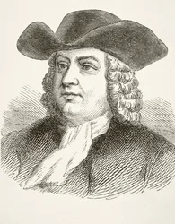 William Penn, ur "The National and Domestic History of England" av William Hickman Smith Aubrey (1858-1916), utgiven i London, ca 1890