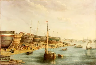 William Piles varv, North Sands, ca 1830