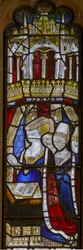 Window Ew föreställande drottning Elizabeth Woodville - döttrarna till