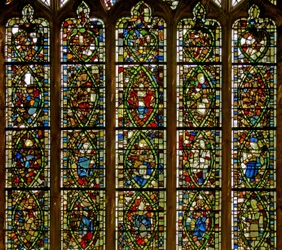 Fönster Ew som föreställer Jesses träd