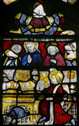 Fönster N5 som visar Cana-äktenskapet
