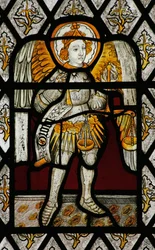 Fönster Na föreställande St Michael