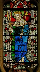 Fönster föreställande kung Edmund