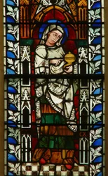 Fönster föreställande Maria Magdalena